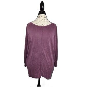 Women's Ophelia Roe Long Sleeve Tunic Blouse Purple